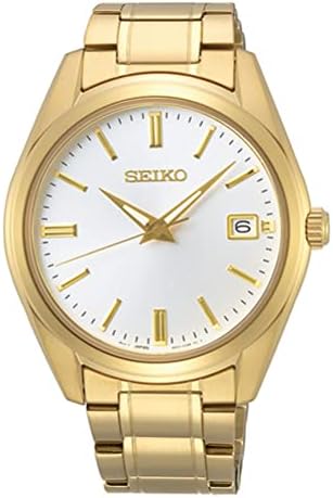 Amazon.com: Seiko Men's SNKK84 Gold Plated Stainless Steel Analog